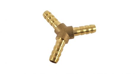 Brass Brush 'Y' Pieces, suitable for 6mm hose