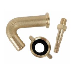 Brass Output Elbow & Flynut for HRM2, HRM4, HRM5 Hose Reels