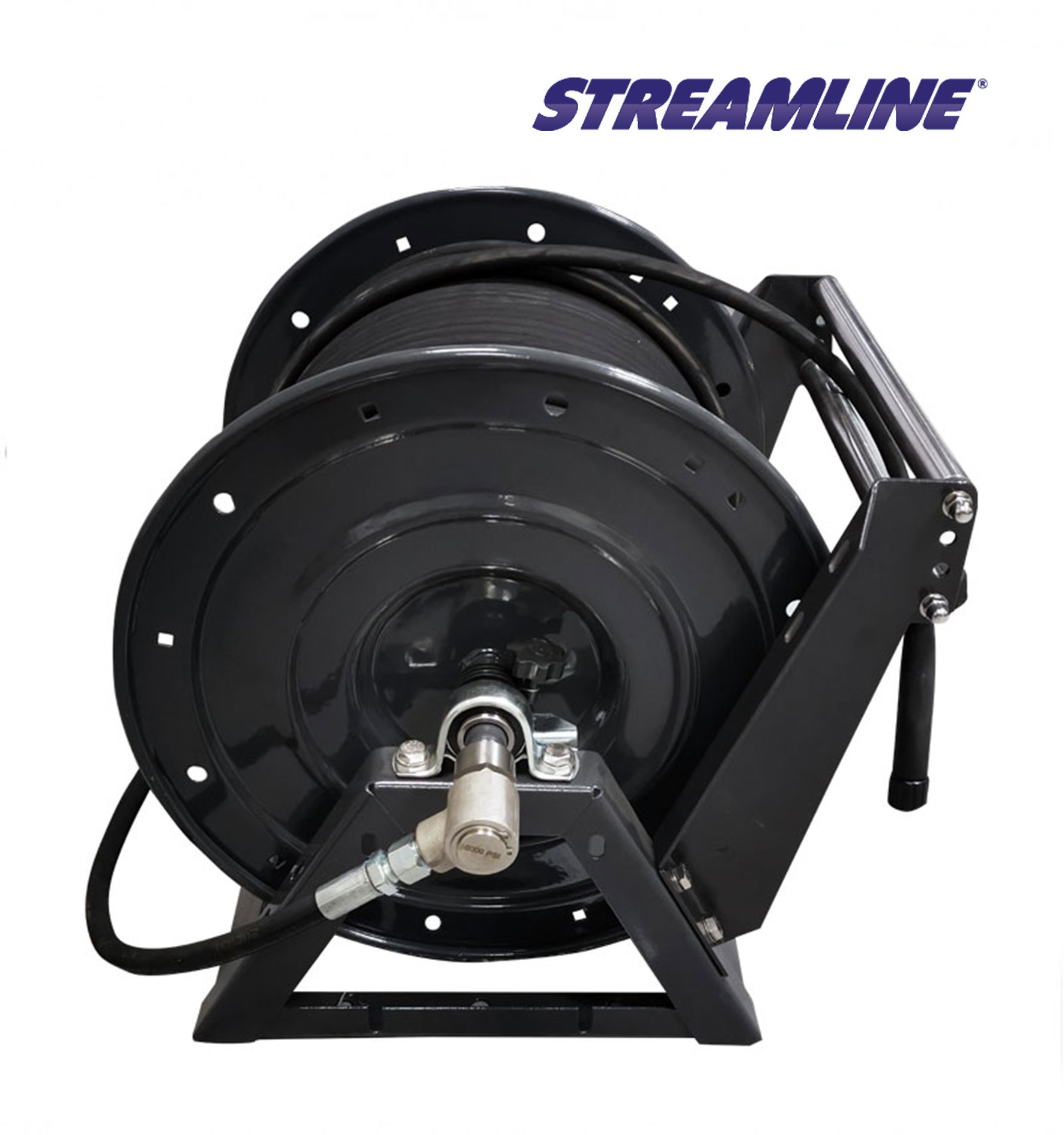 Hose Reel High Pressure 300' x 3/8 inch - A-frame type with Hose
