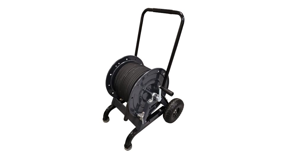 Hose reel high pressure 300' x 3/8 inch - A-frame type with