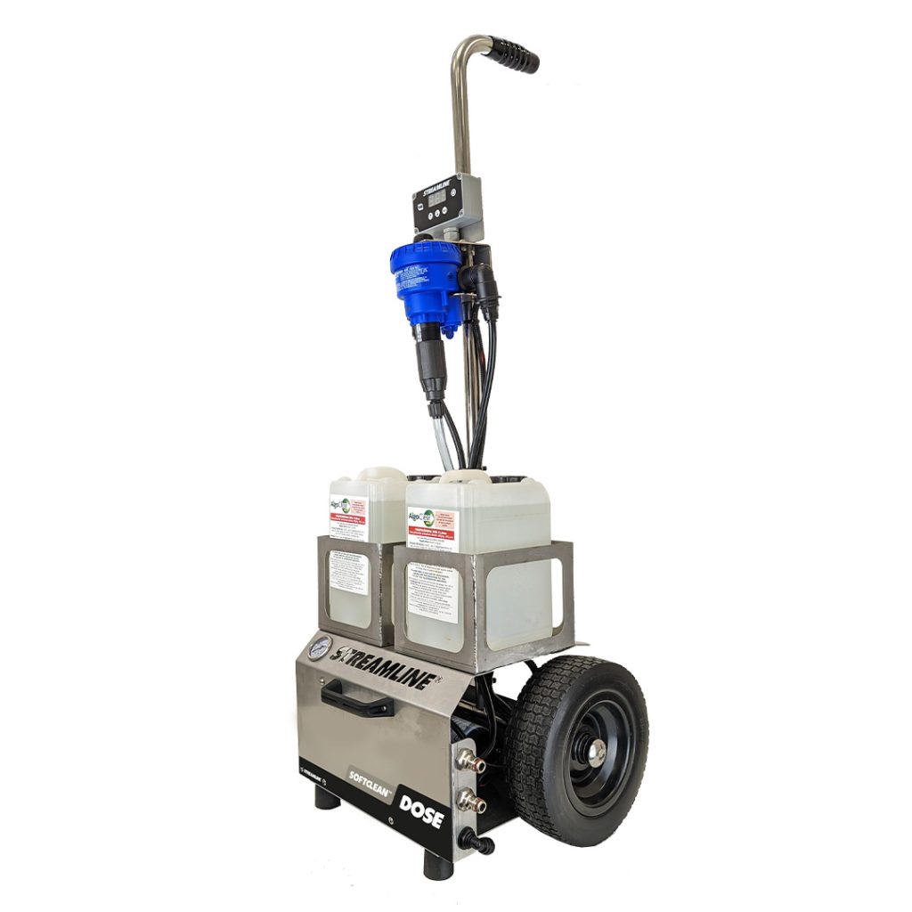 Softclean™ Mobile Dosing soft wash trolley Unit from Streamline