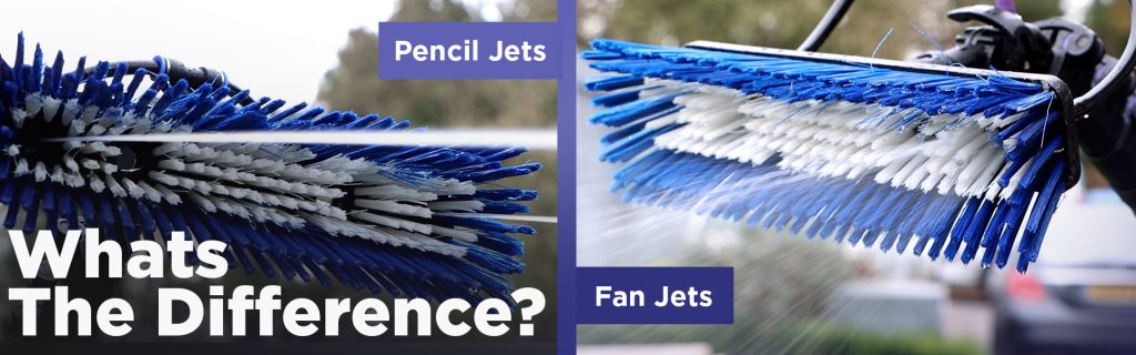 The Difference Between Fan and Pencil Jets