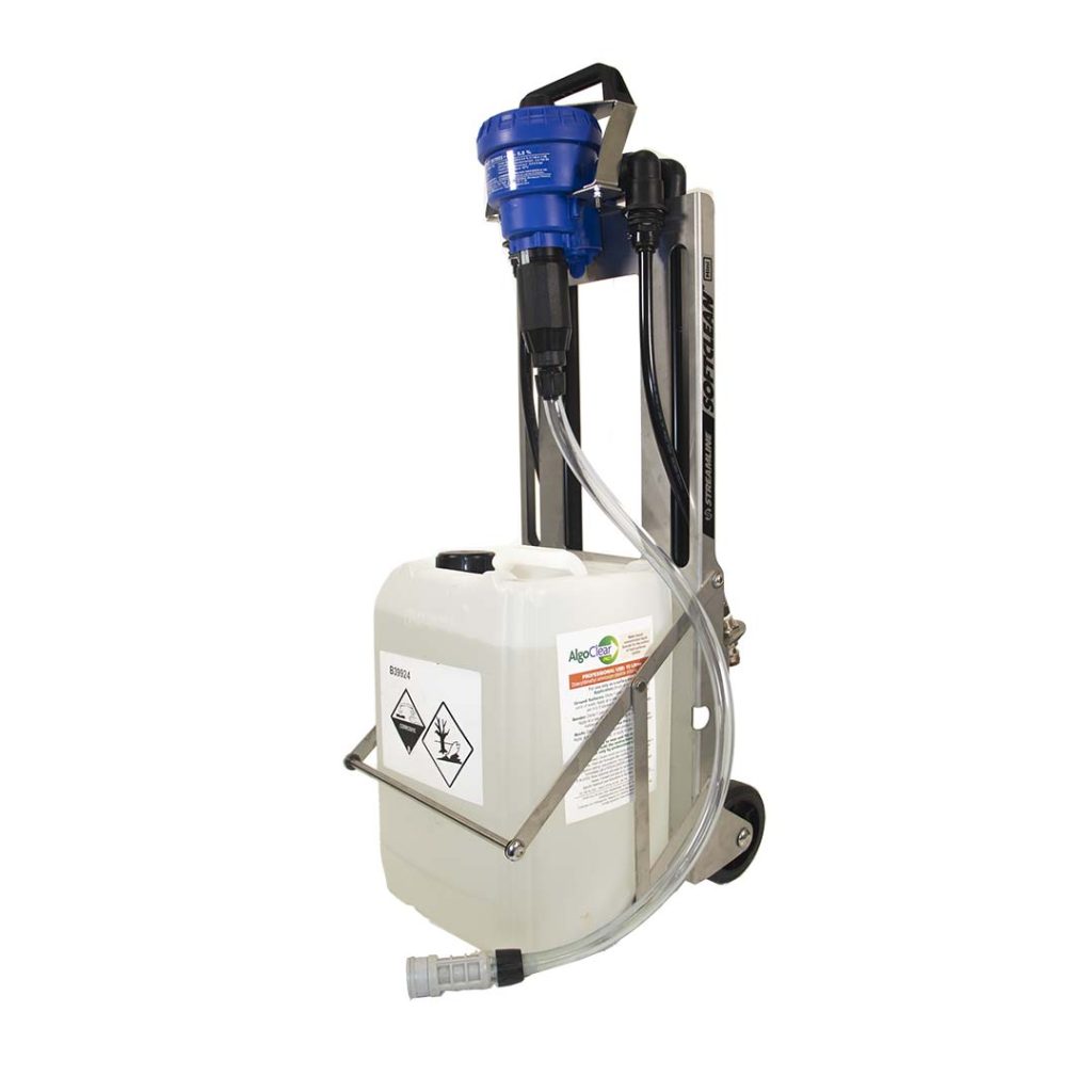 soft wash mini chemical injection trolley system from Streamline