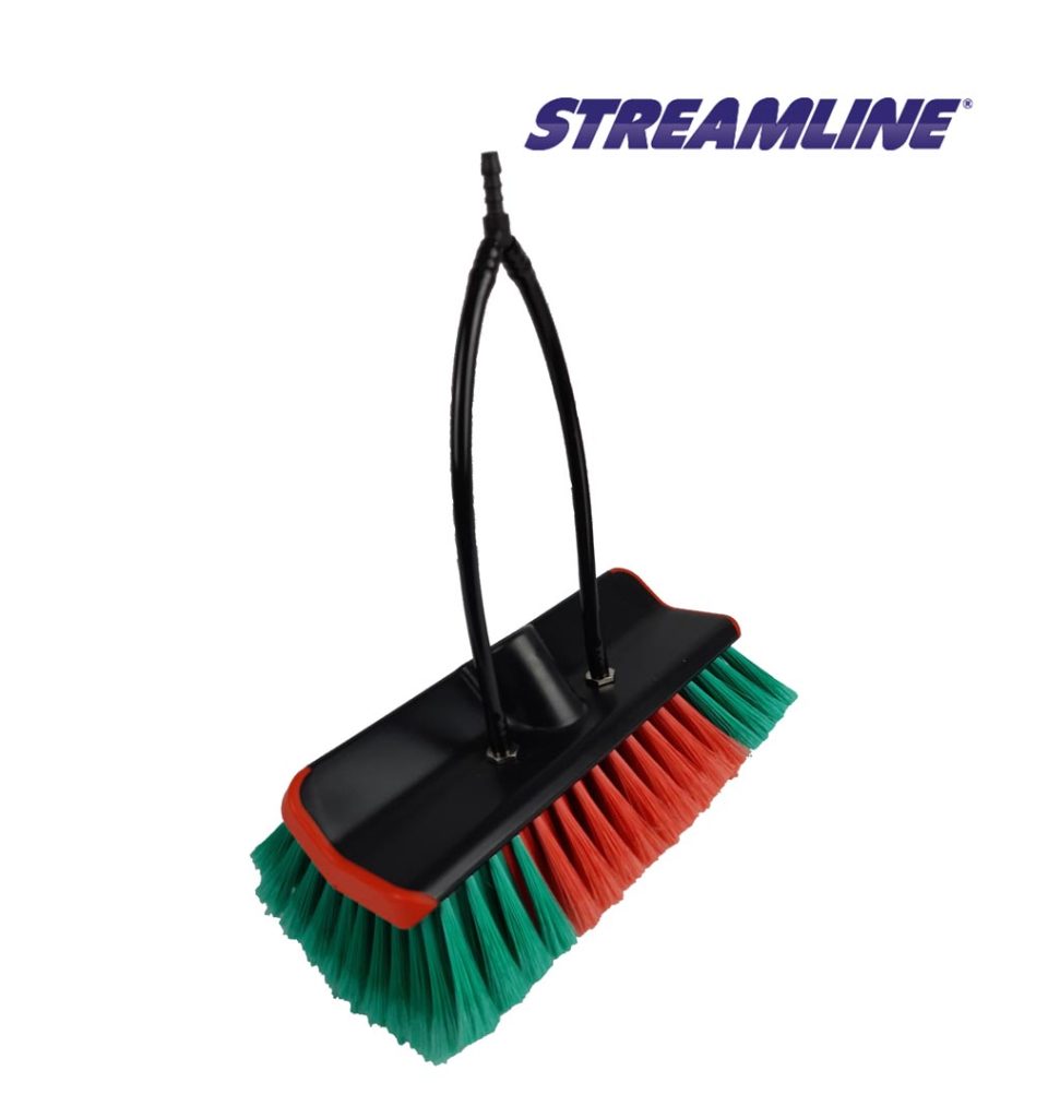 Vikan HiLo Brush – Flagged Bristle – 9.5 Inch (245mm)