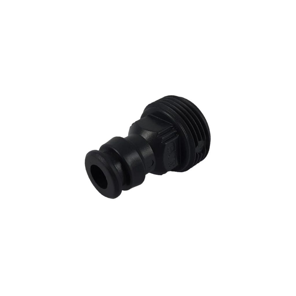 Nylon Male Adaptor with 3/4 inch male thread, priced per each