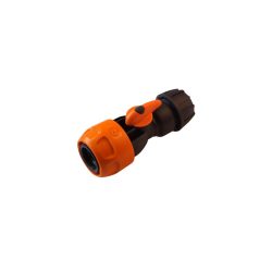 Nylon Female Connector with Tap for 12mm hose