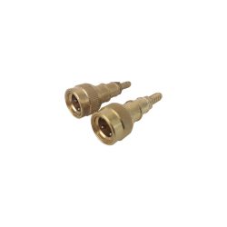 Brass Quick Connector to 8mm Brass Hosetail,