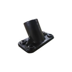 Black Reinforced Plastic Brush Socket 45 deg - 4 hole version