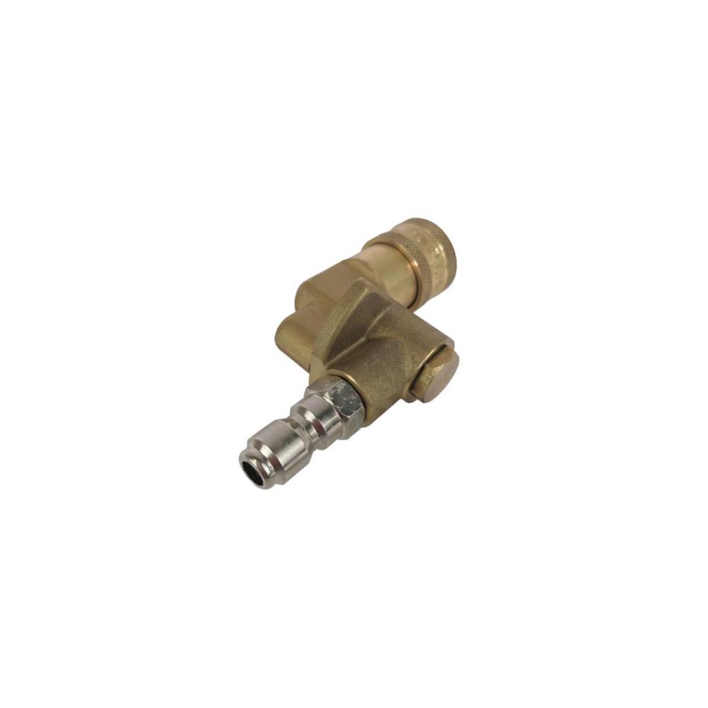 High Pressure Brass Swivel – male plug, female coupler